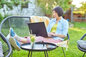 female typing on the laptop for remote working fr 2023 11 27 05 02 18 utc
